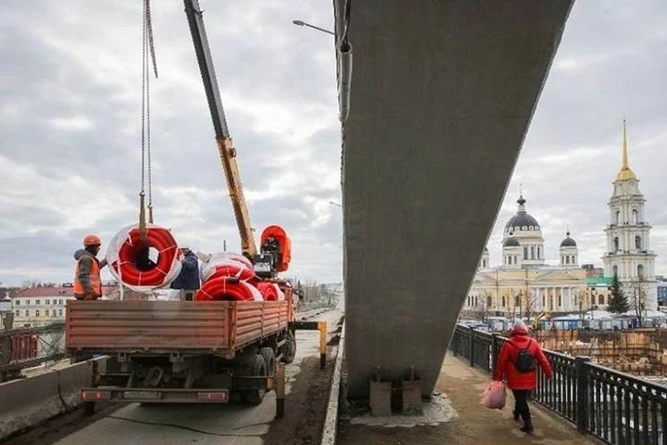 В 5 утра 27 марта на Волжском мосту в Рыбинске откроют движение.