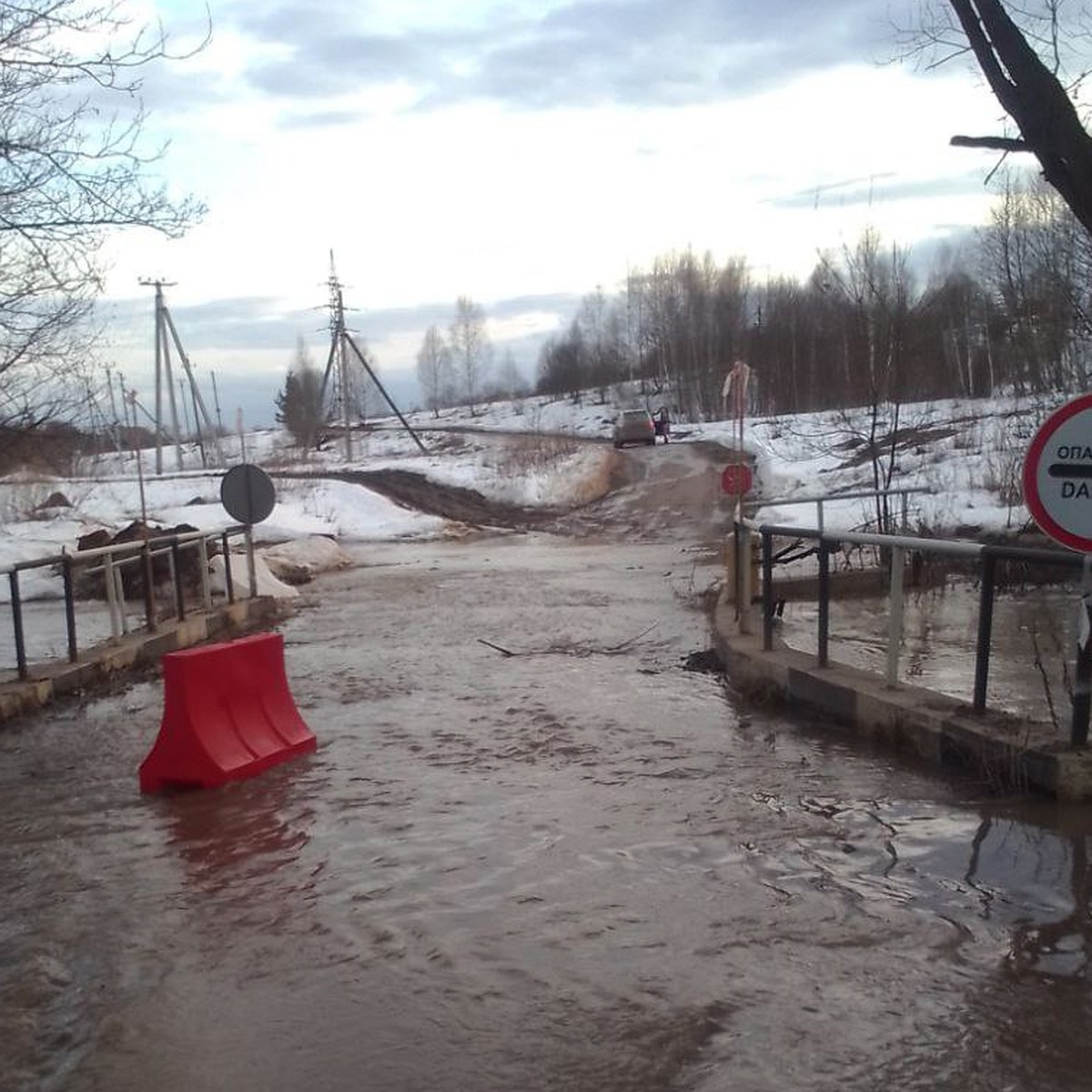 Половодье в Калужской области набирает обороты - KP.RU