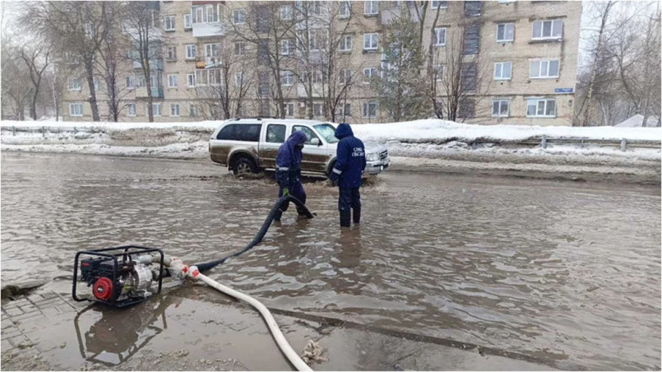 В Ульяновске оперативно справились с последствиями непогоды. Фото администрация Ульяновска
