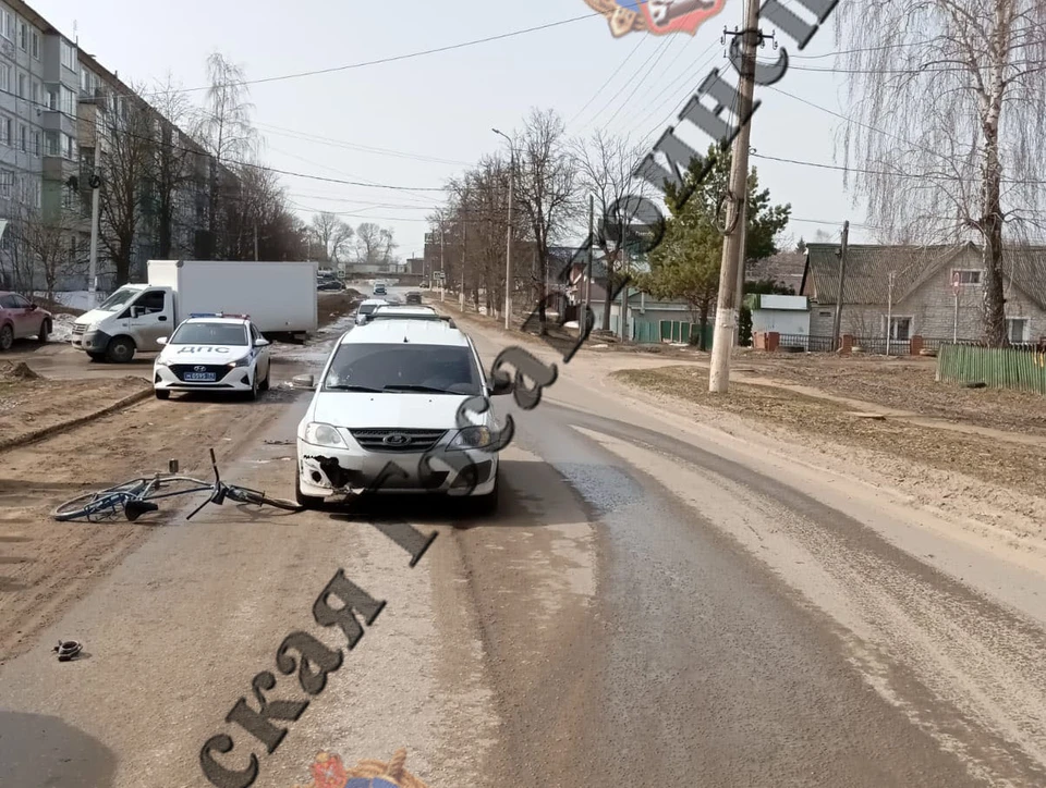 Велосипедиста сбили на перекрестке в Богородицке Тульской области