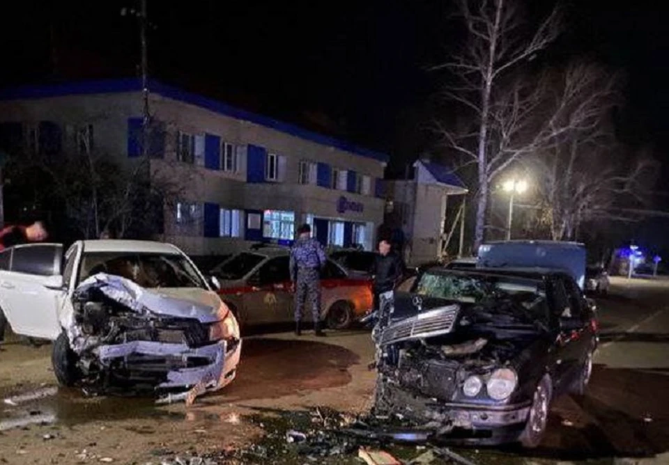Смертельная авария в Курганинске. Фото: @chp_krd