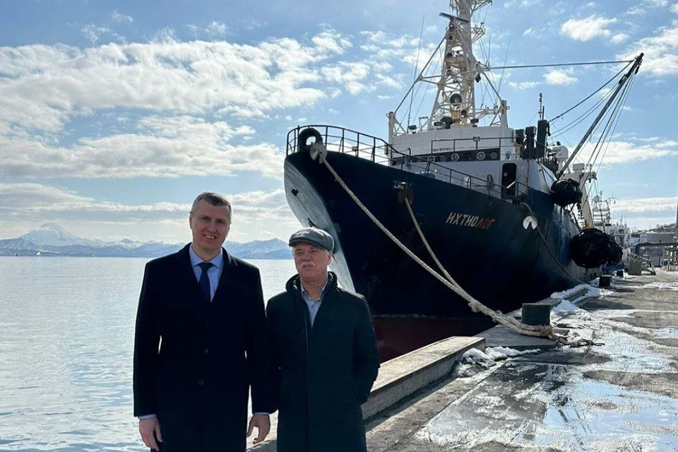Крутой в Камчатке обсуждал прямые поставки морепродуктов в Беларусь. Фото: телеграм-канал посольства Беларуси в России.