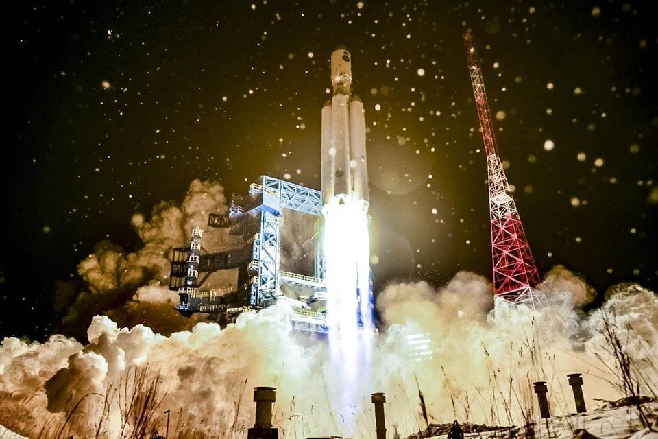Старт "Ангара-А5" с космодрома "Плесецк". Фото: ГК "Роскосмос"