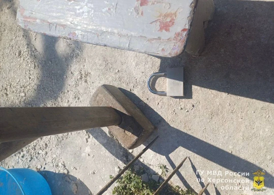 36-летний геничанин в нетрезвом виде взломал и обокрал чужой дом. ФОТО: ГУ МВД России по Херсонской области