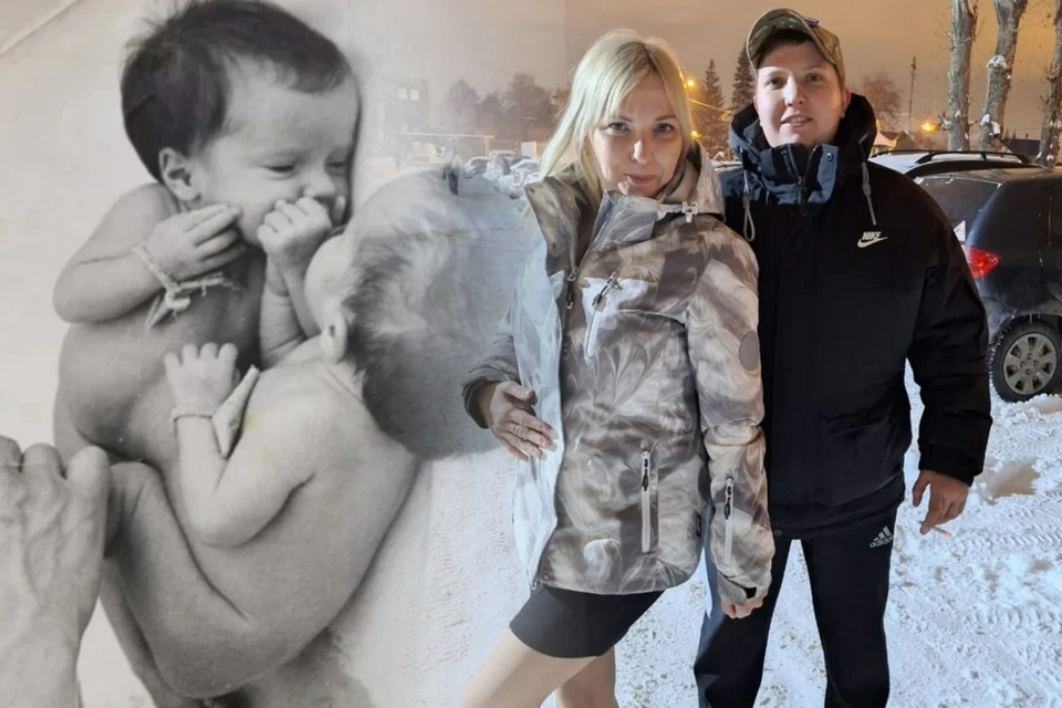Аня и Таня в первый месяц жизни и сейчас. Фото: Валерий ЗВОНАРЕВ, Татьяна Коркина / ВКонтакте.