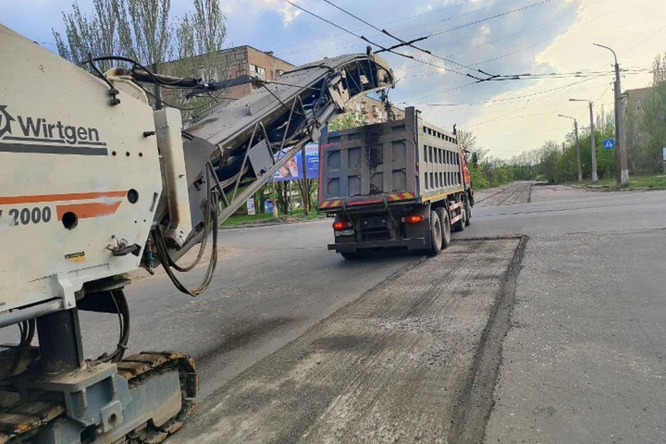 В Горловке приступили к восстановлению улиц