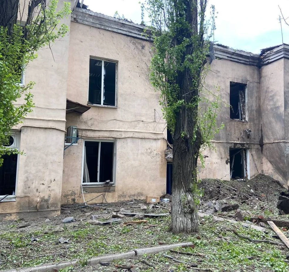 Кузбасс поможет Горловке восстановить разрушенную после обстрела ВСУ инфраструктуру центральной больницы. Фото - АПК.