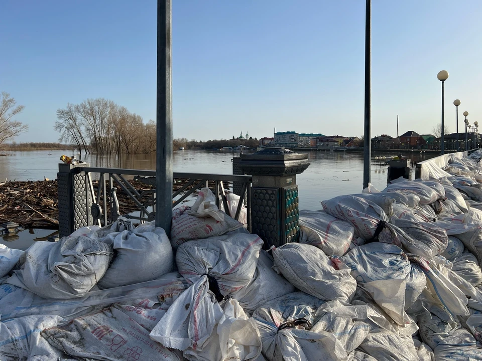 Уровень воды в реке Ишим превысил критическую точку на 210 см