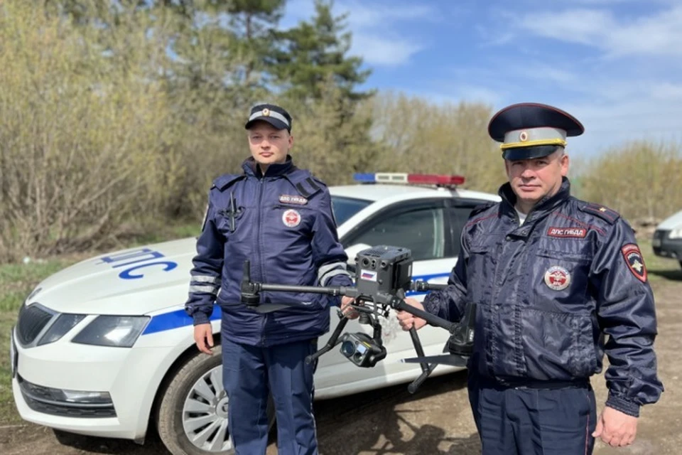 БПЛА используют для поиска нарушителей ПДД. Фото: МВД Удмуртии