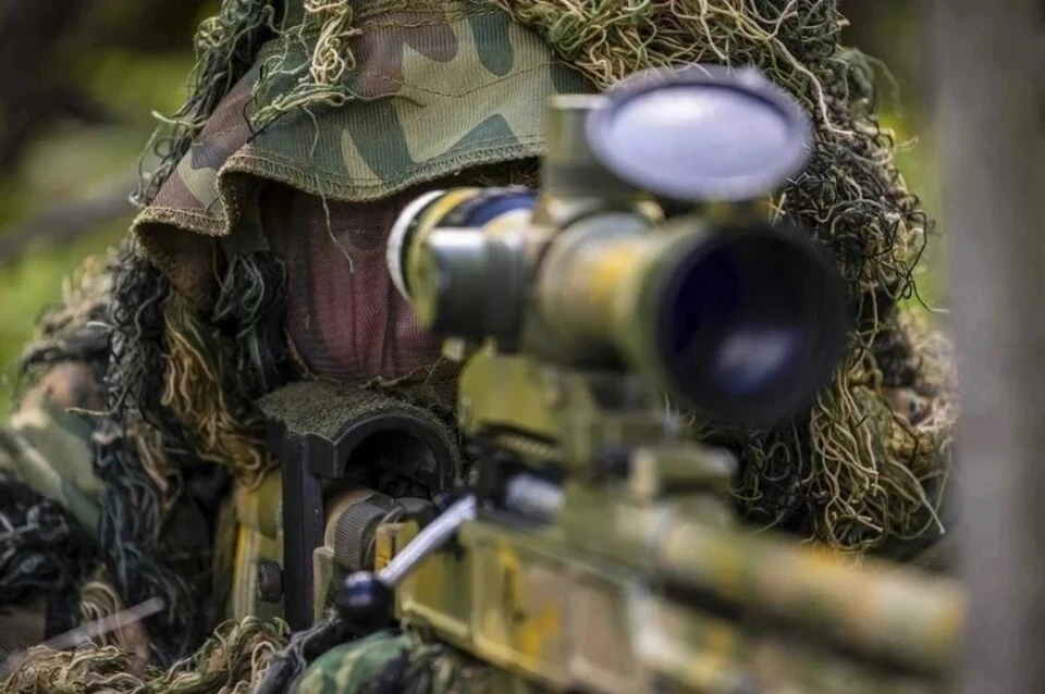 Российский снайпер с позывным “Дым” ликвидировал чернокожих наемников ВСУ из США