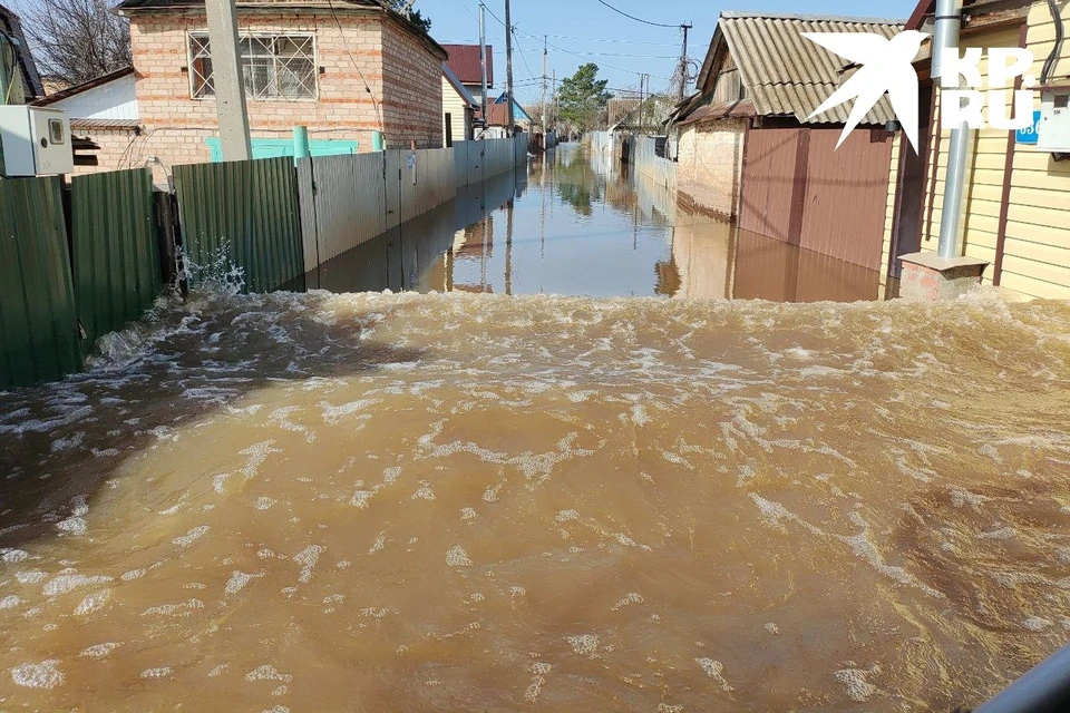 Вода продолжает уходить из Оренбургской области