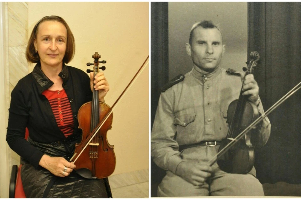 Ростовчанка Елена Янова играет на фронтовой скрипке своего дедушки