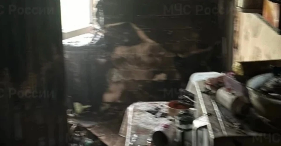 В Калуге квартира сгорела на улице Жукова