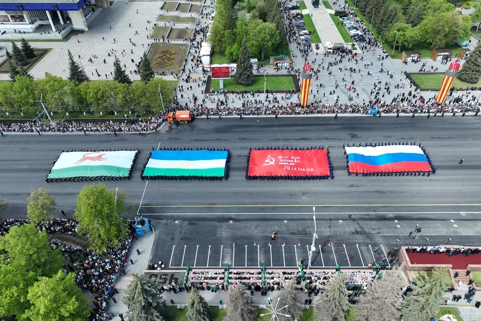 В Уфе прошёл торжественный парад в честь 79-й годовщины Победы в Великой Отечественной войне