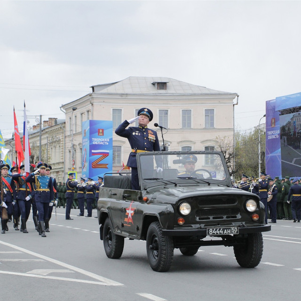 В Твери прошёл военный парад в честь 79-й годовщины Великой Победы - KP.RU