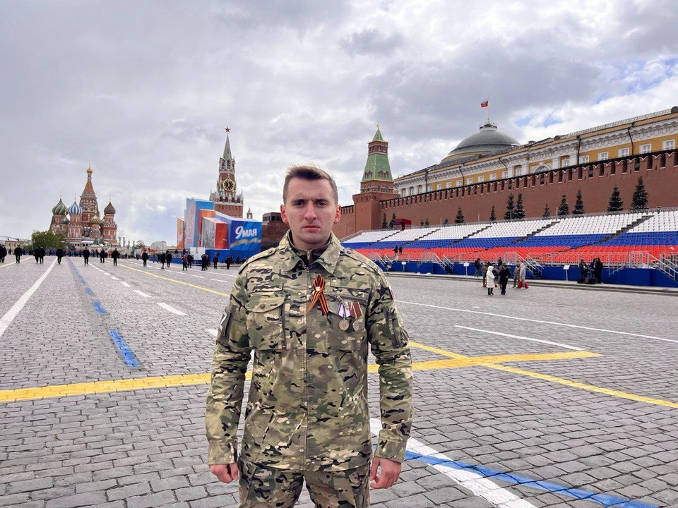 Андрей Самойлов побывал на параде в Москве
