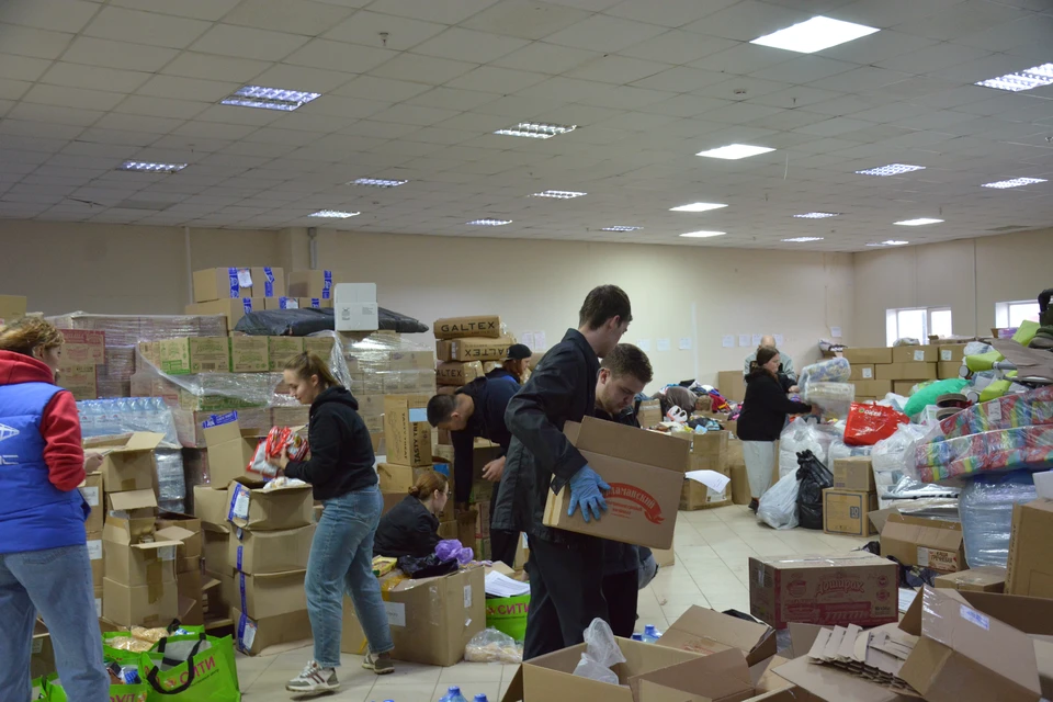 Было доставлено более полтонны гуманитарного груза для пострадавших от паводка оренбуржцев.
