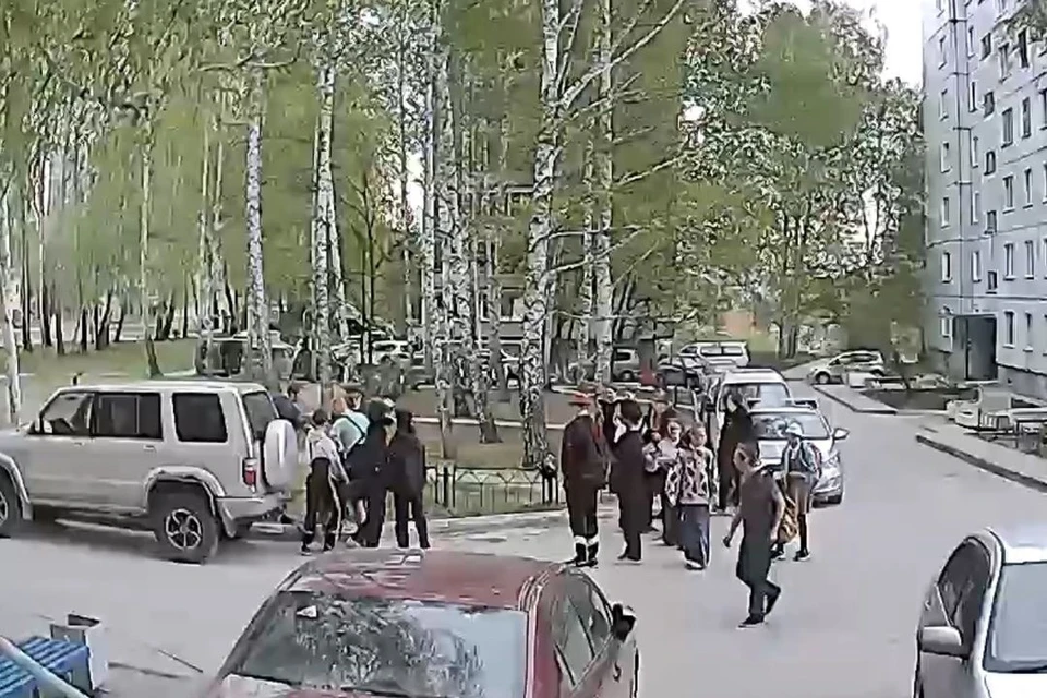 Инцидент произошел в Кольцово. Фото: скриншот с камеры домофона