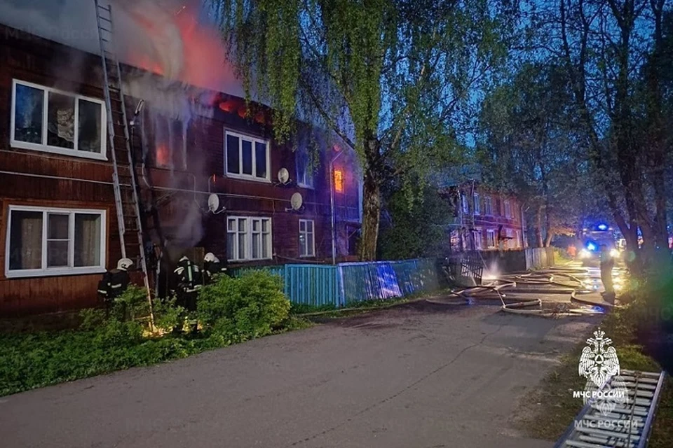 Три человека погибли при пожаре в Костроме. ФОТО: МЧС по Костромской области