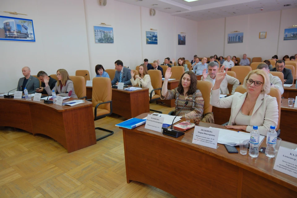 Депутаты задали мэру вопросы, после чего единогласно поддержали отчёт о работе