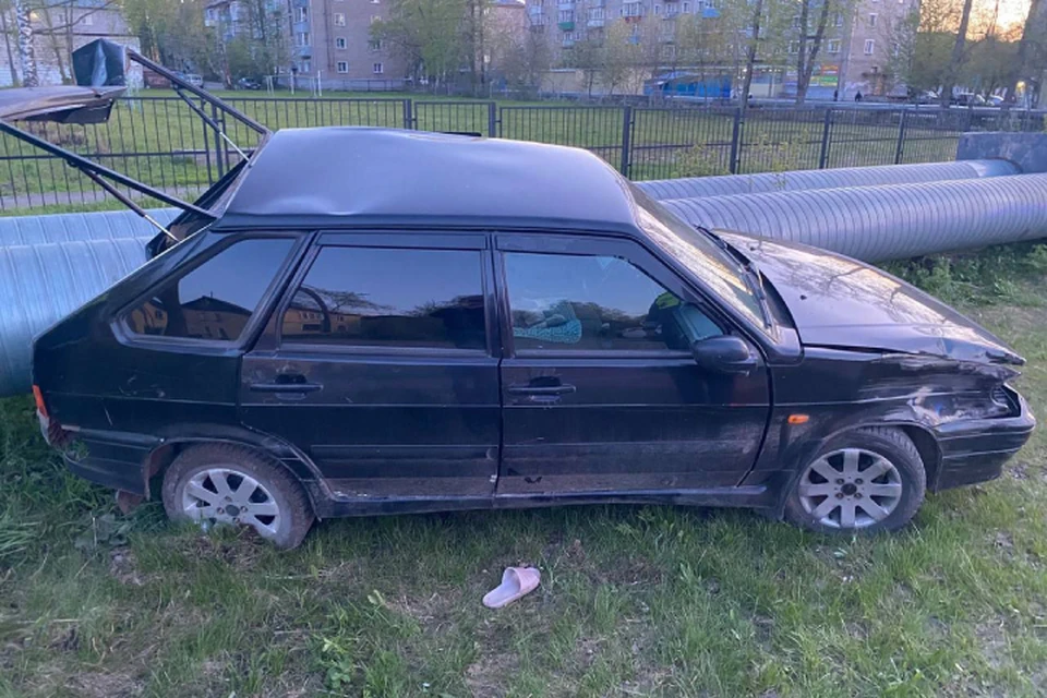 Авария произошла на улице Спортивной в Лянгасово. Фото: ГИБДД Кировской области