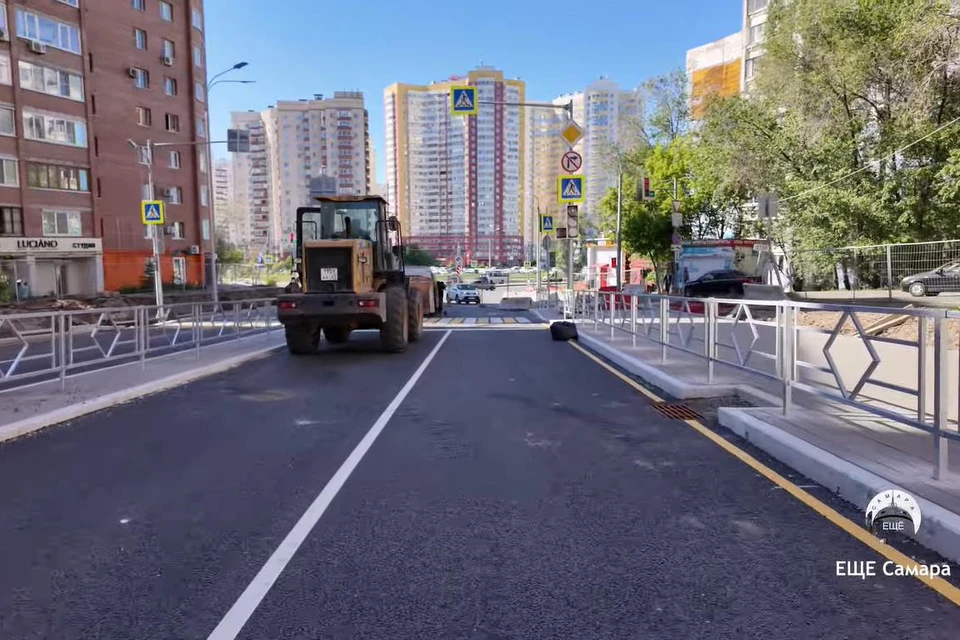 Во время ремонта проезжую часть дороги расширили / Фото: скриншот с видео