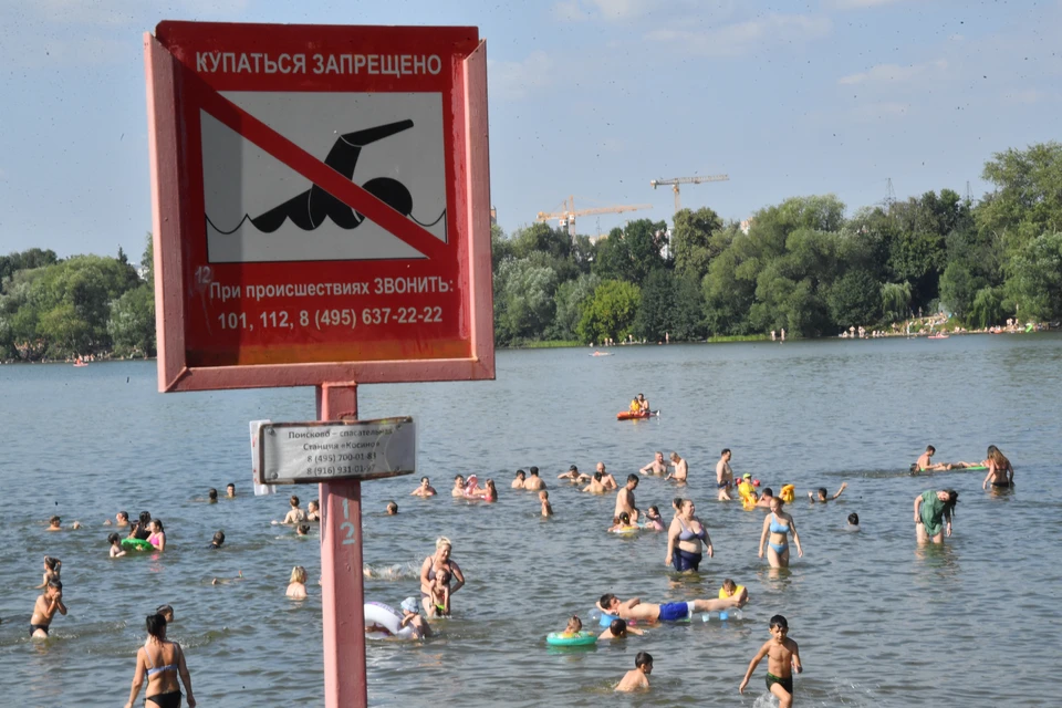 В Ульяновске на Центральном пляже не разрешили купаться в Волге