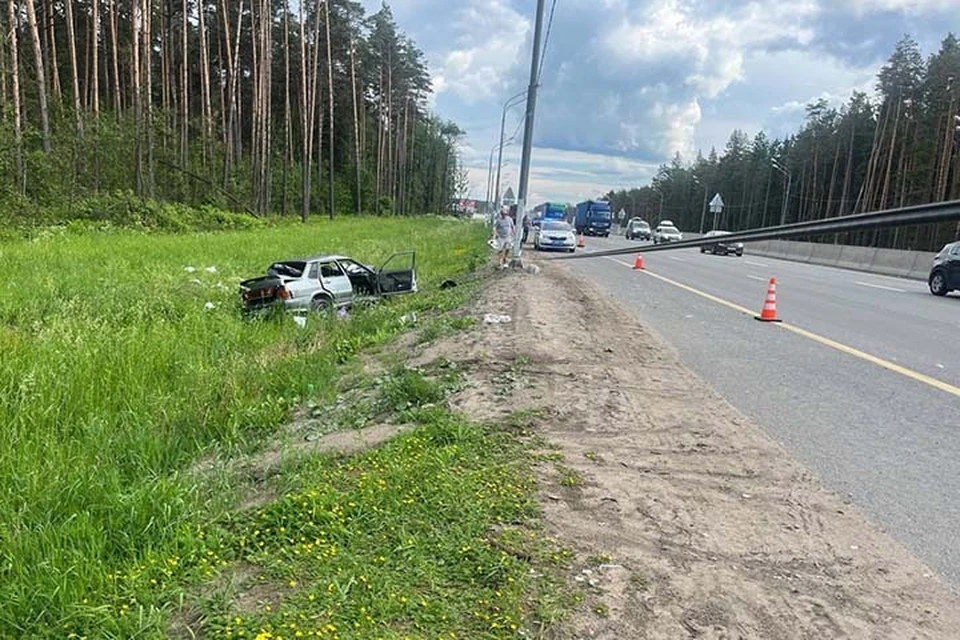 Два человека погибли в результате ДТП на трассе М-10 Фото: Управление Госавтоинспекции Тверской области