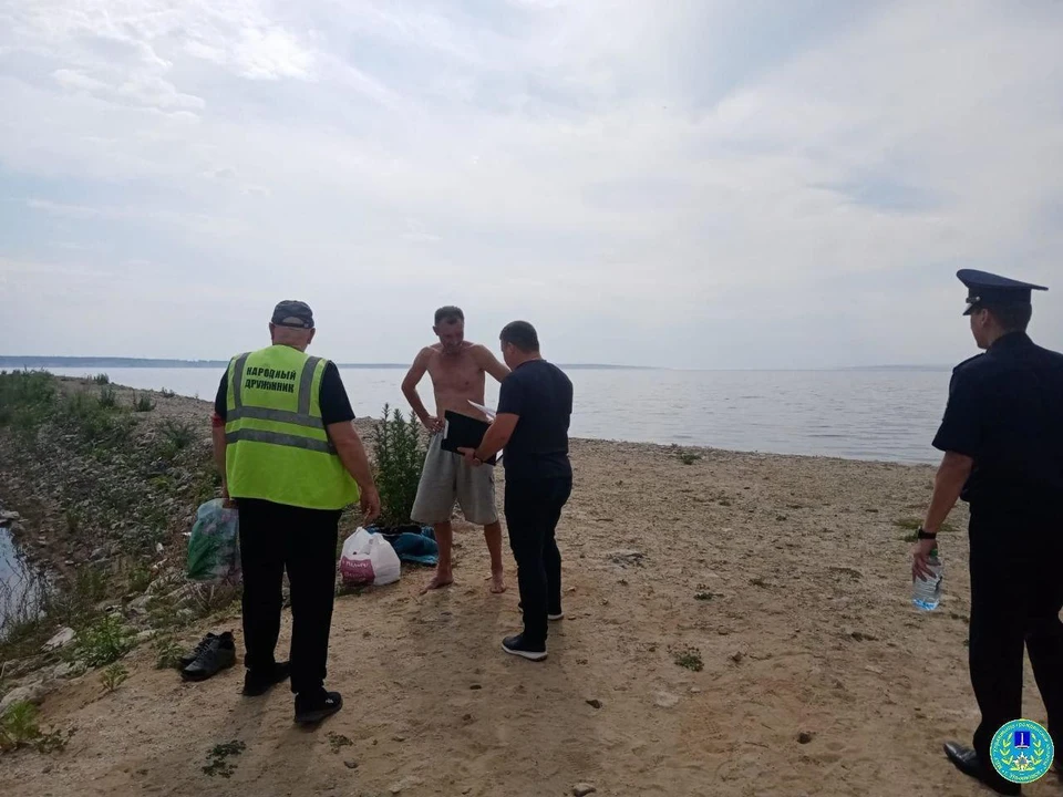 В Ульяновске одного человека оштрафовали за купание в запрещенном месте | ФОТО: Управление гражданской защиты г. Ульяновска