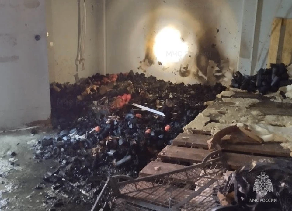 Пожар в Семибратово тушили три бригады пожарной охраны