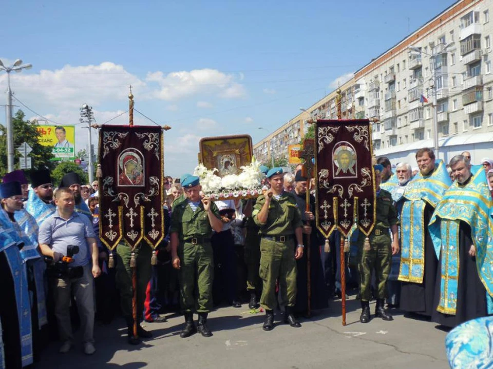 В субботу в Ульяновске пройдет крестный ход с Казанской Жадовской иконой Божией Матери. Фото администрация Ульяновска
