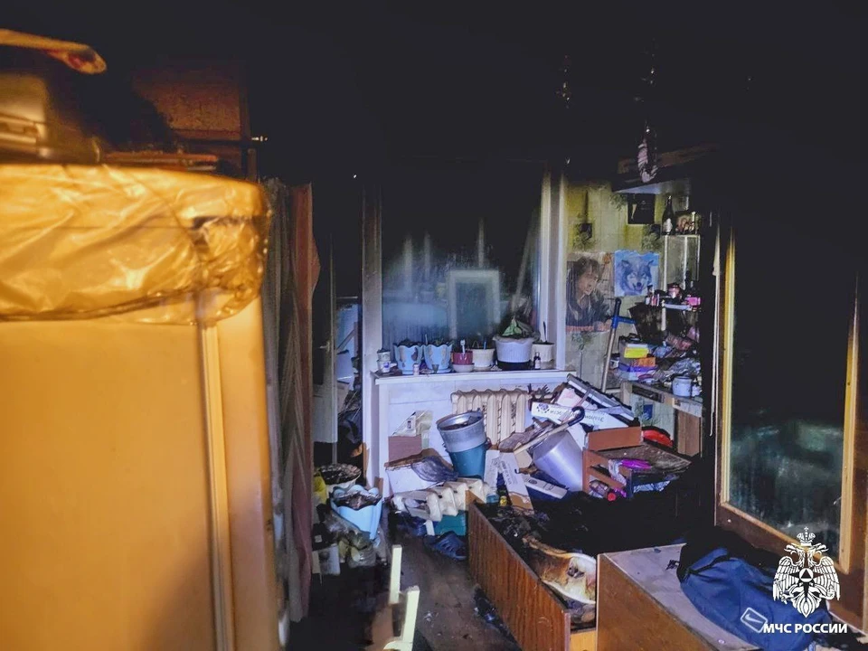 Житель Ярцева погиб в пожаре в квартире Фото: ГУ МЧС России по Смоленской области