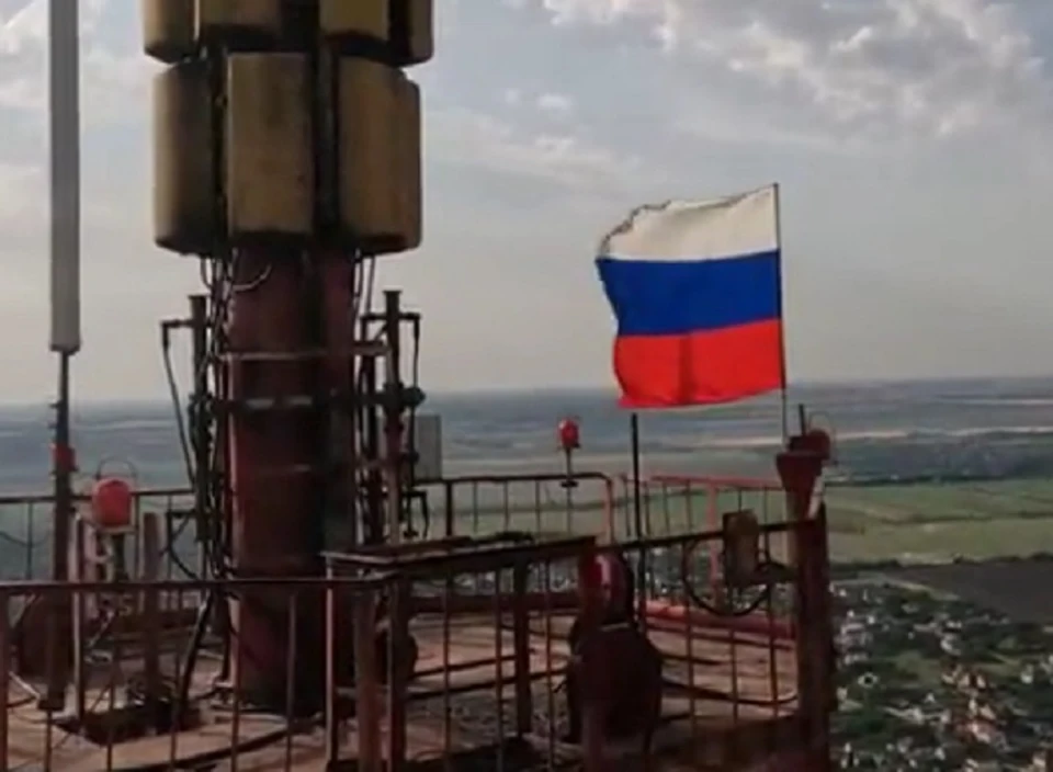 Флаг на телебашне