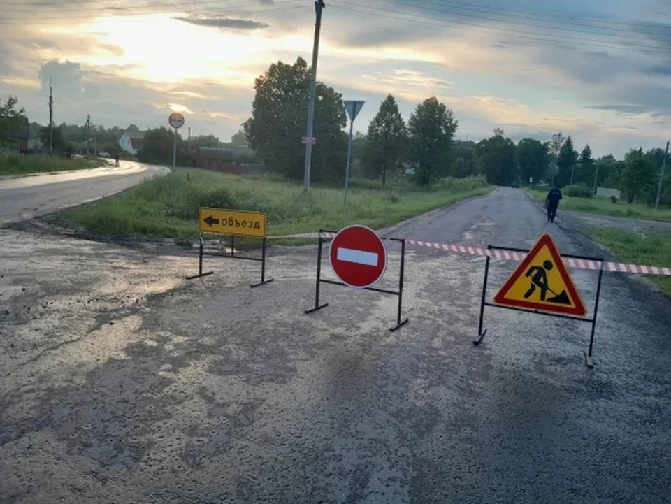 Прокуратура занялась размытой дорогой в Хвастовичах