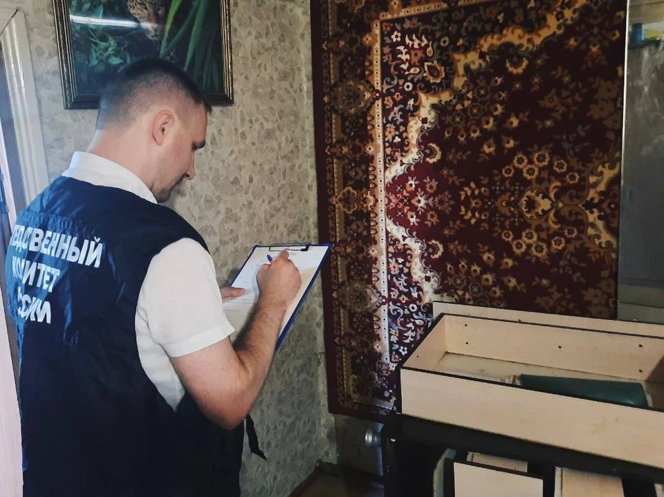 На девочку упал комод. Фото: СУ СКР по Волгоградской области.