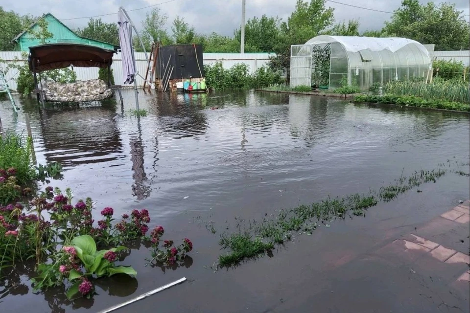 После дождя в СНТ вот такая картина.