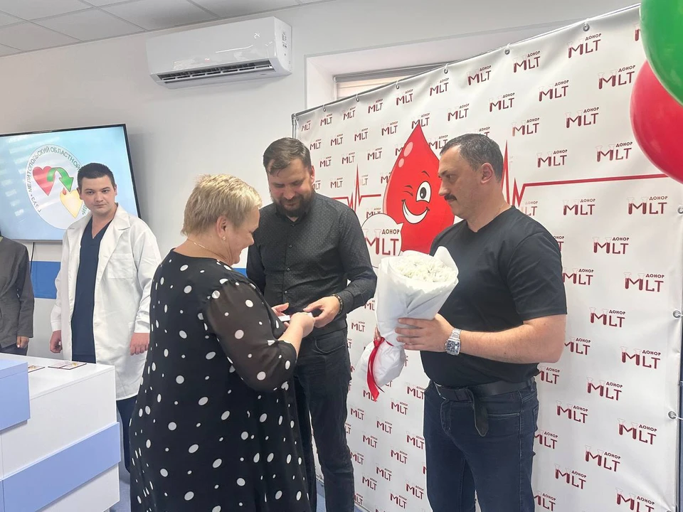 Запорожская область стала одним из лидирующих регионов страны по приросту доноров. Фото - тг-канал Евгения Балицкого