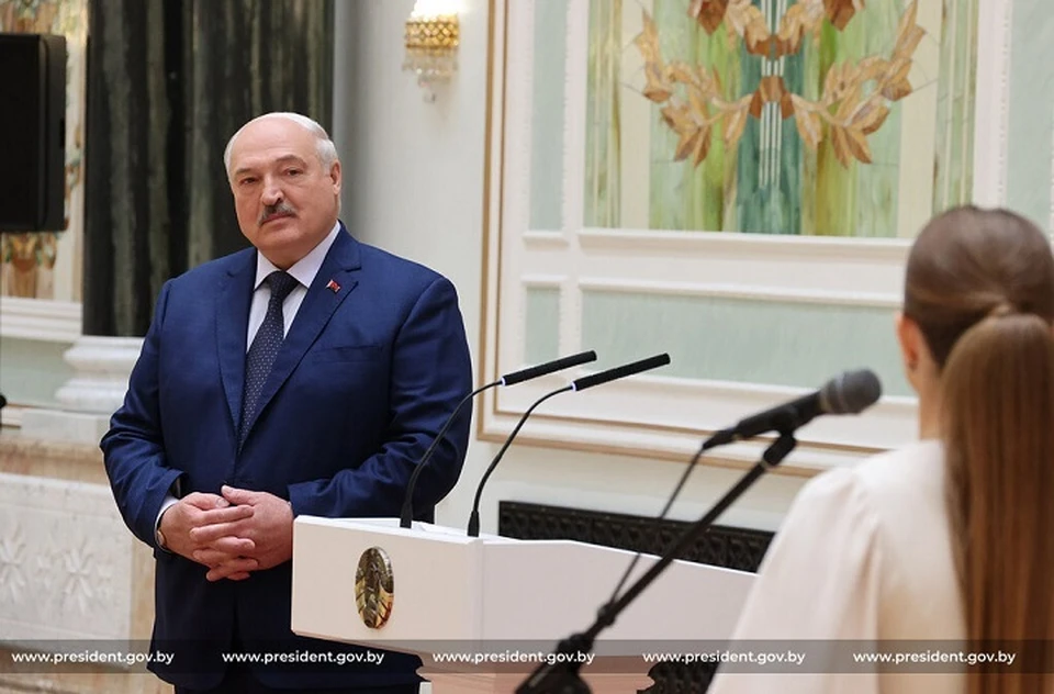 Лукашенко обратился к студентам и преподавателям. Фото: president.gov.by.