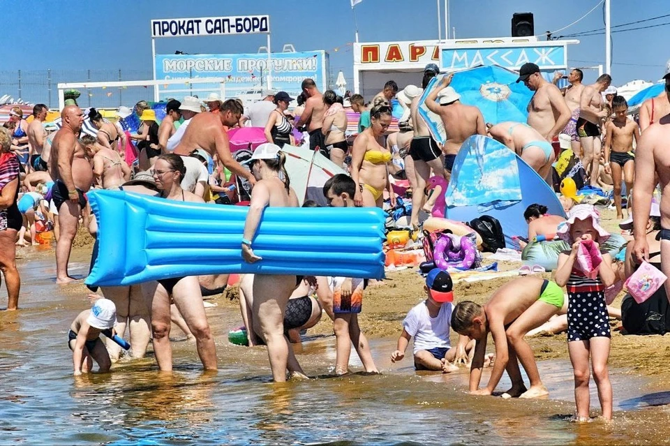 На пляжах Анапы все спокойно