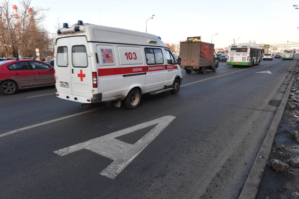 Пассажира увезли в больницу.