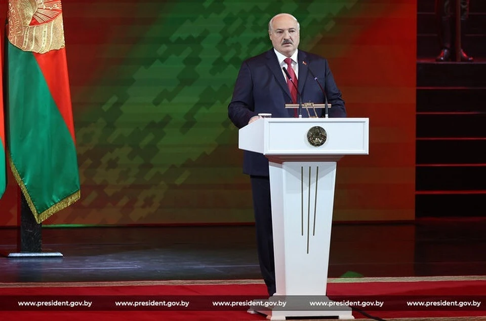 Лукашенко сказал, что потомки нацистов душат Беларусь санкциями. Фото: president.gov.by.