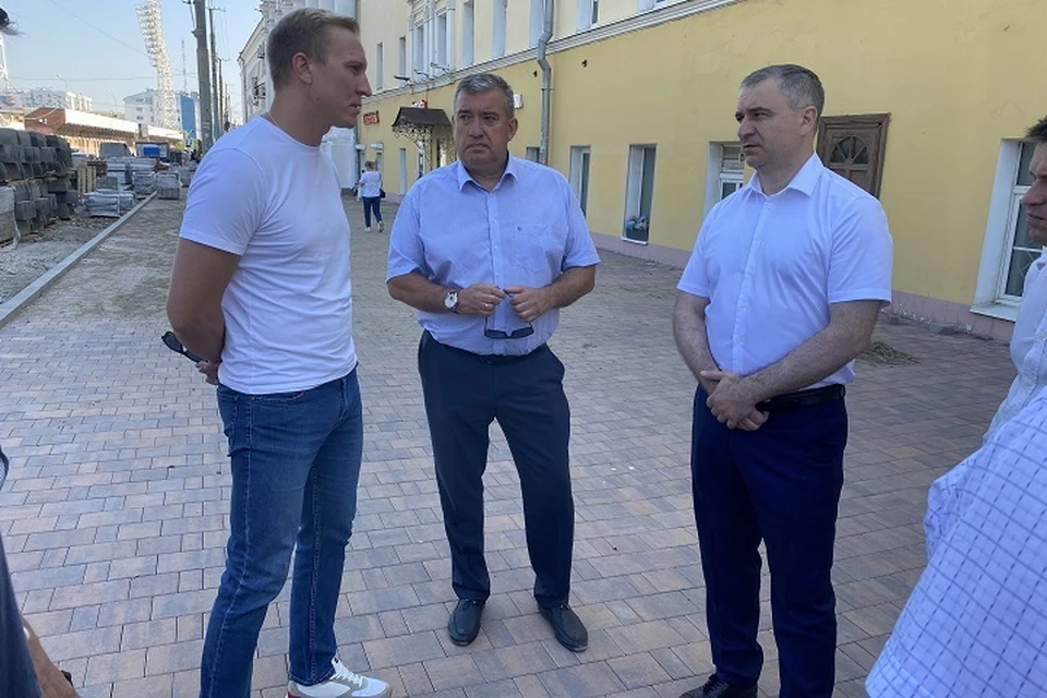 На улице Победы в Ярославле во время ремонта уберут под землю провода.