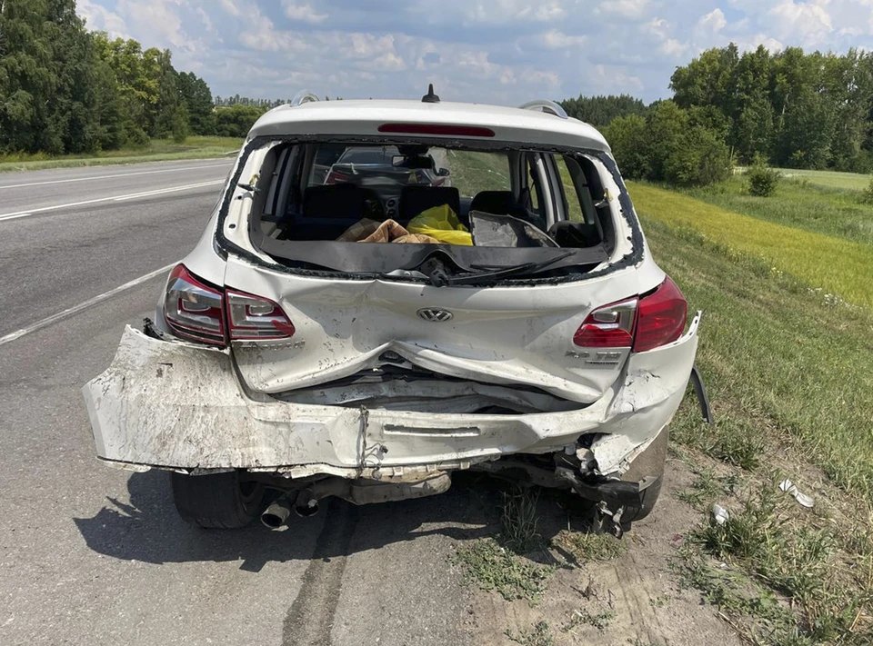 Один из участников аварии оказался в больнице
