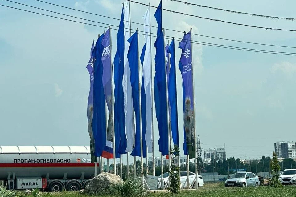 В тематическом стиле оформлен и центр города