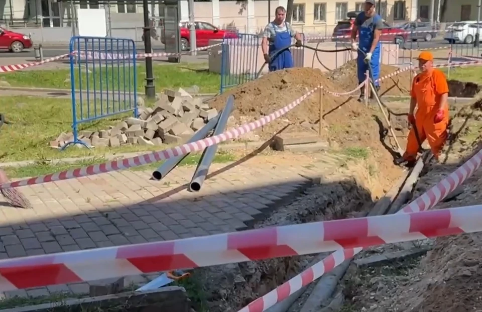 скрин с видео со страницы администрации Владимира в ВКонтакте