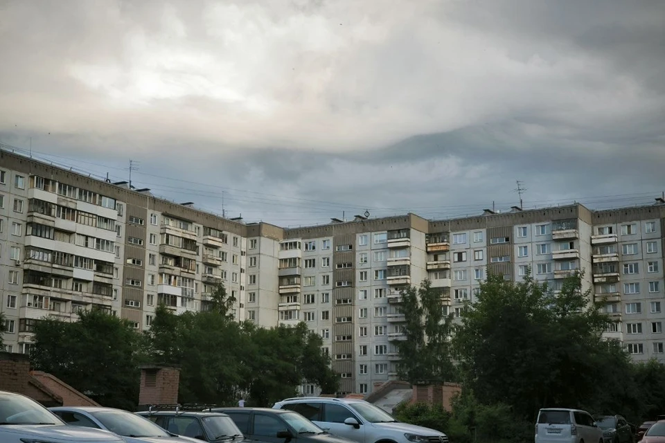 В Новосибирске начался сильный ливень