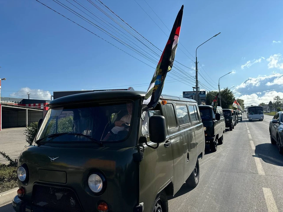 Из Ульяновской области пять автомобилей УАЗ отправились в зону спецоперации. ФОТО: тг-канал Алексея Русских