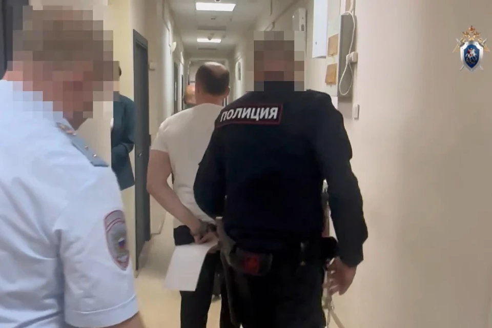 Задержание подозреваемых. Фото: принтскрин с видео СУ СК России по Приморскому краю