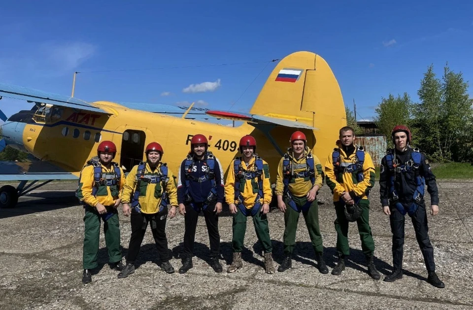 Авиапожарные края сделали более 1000 прыжков с парашютом в 2024 году