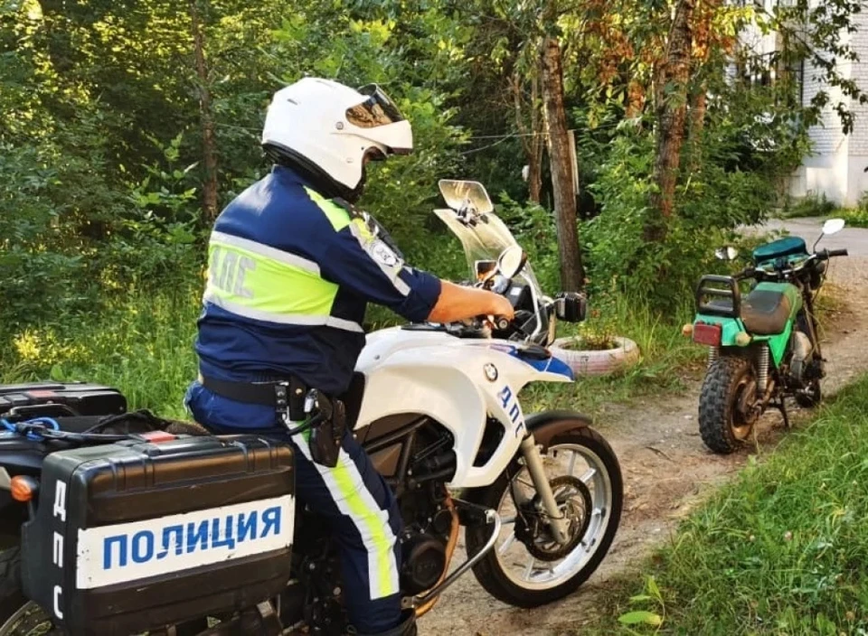 Массовые проверки мотоциклистов прошли в Калуге
